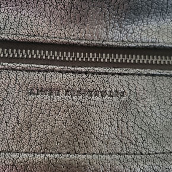 Aimee Kestenberg Silver/ Slight Dresstrest LookLeather Bag